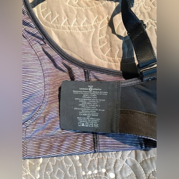 Lululemon G6 Tata Tamer Bra 34DD - Picture 5 of 7